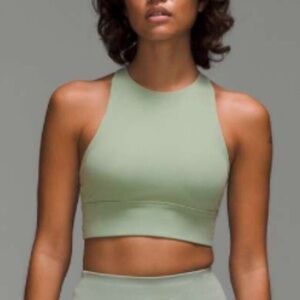 LULULEMON Energy Highneck Light Green Bra Top
